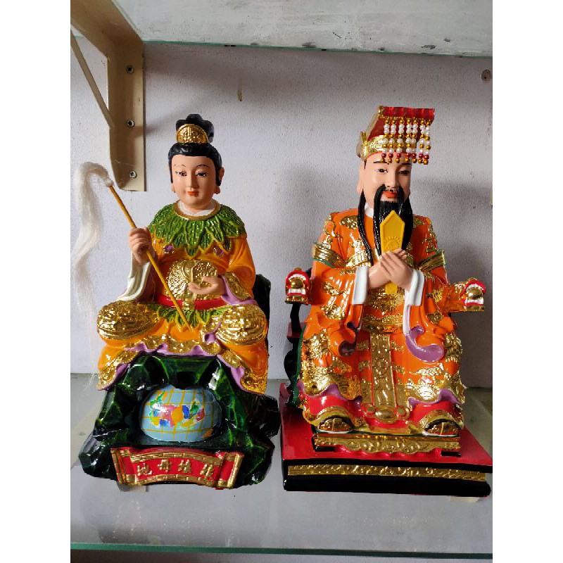 TƯỢNG CHA NGỌC HOÀNG VÀ MẸ DIÊU TRÌ CAO 30 CM