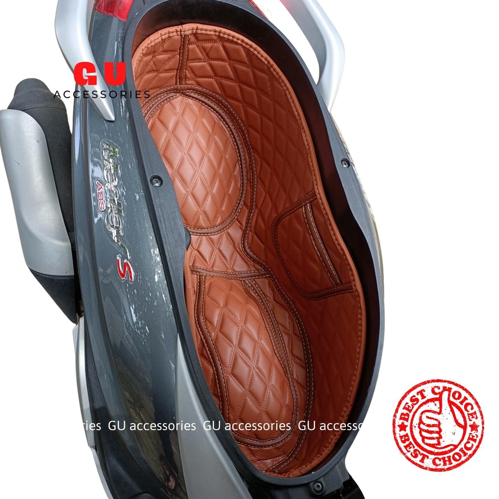 Lót cốp chống nóng dành cho xe máy PIAGGIO MEDLEY thiết kế chất liệu da cao cấp sang trọng có may ngăn túi tiện dụng GU