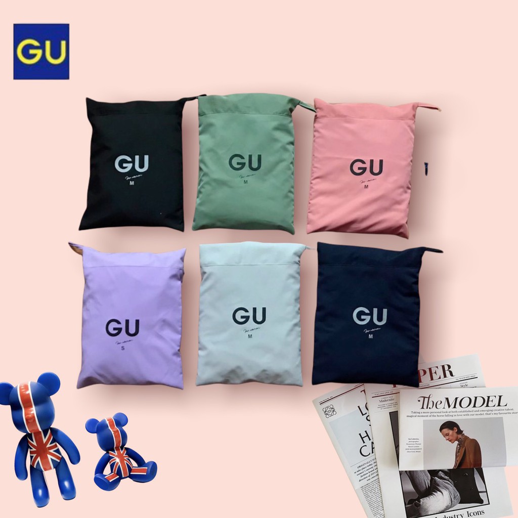 Áo gió nữ GU xuất Nhật dư xịn, loại dày-TANU50
