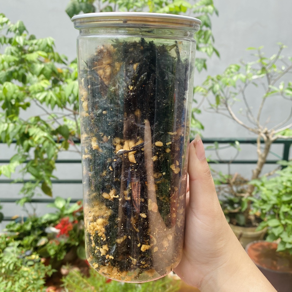 Rong Biển Cháy Tỏi - 160gr - Monmon Food - Đồ Ăn Vặt Hà Nội