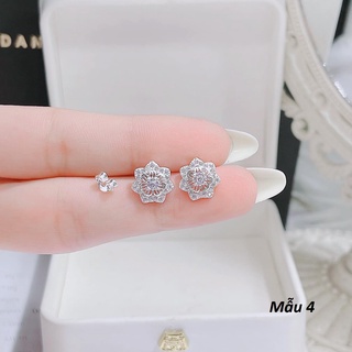 Bông tai bạc nụ xinh chất liệu bằng bạc MS054