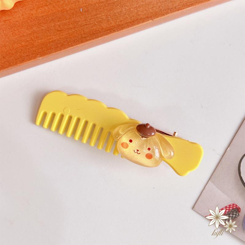 【kifli】SANRIO Kẹp Tóc Hình Chiếc Lược Cỡ Nhỏ Dễ Thương Cho Bé Gái