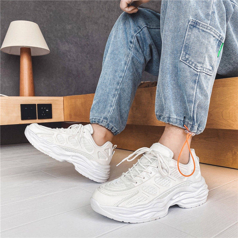 Giày đế dày tăng chiều cao phong cách Hàn Quốc trẻ trung dành cho nam