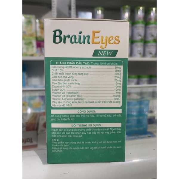 Brain Eyes - bổ mắt, bổ não cho trẻ em