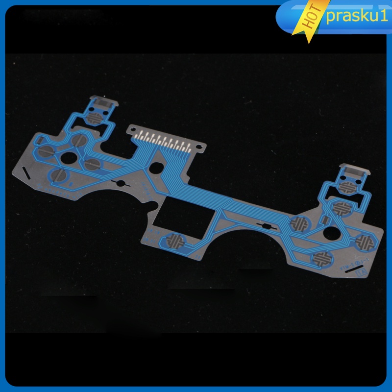 [PRASKU1] Button Ribbon Circuit Board Film for PS4 Controller Dualshock 4 4.0 Blue