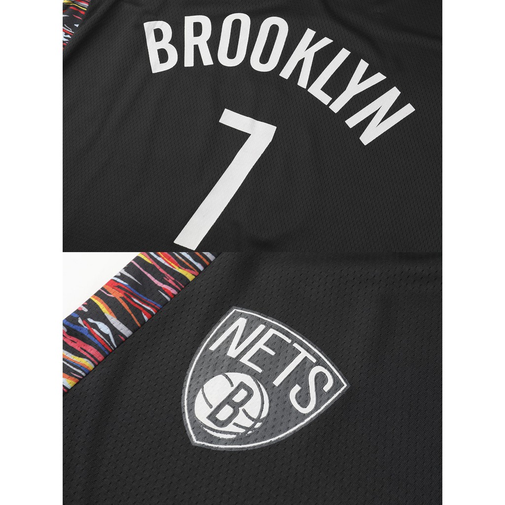 Bộ đồ đồng phục chơi bóng rổ theo phong cách NBA Brooklyn Nets Kyrie Irving 11 Kevin Durant 7 dành cho nam