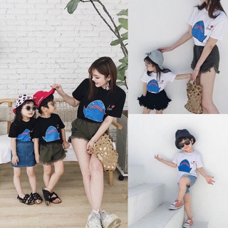 áo đôi cá mập mẹ và bé