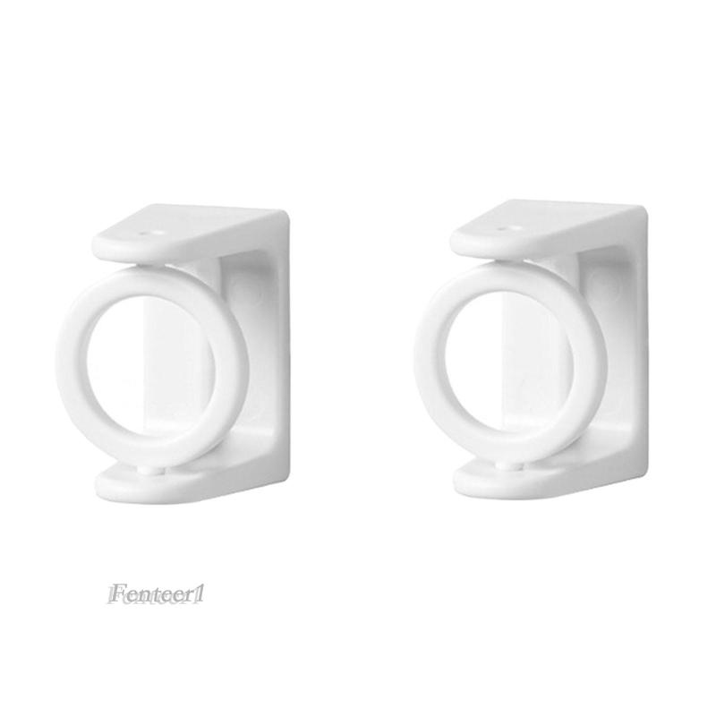 [Fenteer1] Bộ 2 Giá Đỡ Thanh Treo Rèm Tự Dính Không Cần Khoan Cho Gia Đình