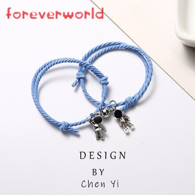 Set 2 Vòng Tay Bện Dây Có Nam Châm Mặt Hình Phi Hành Gia Cho Cặp Đôi | BigBuy360 - bigbuy360.vn