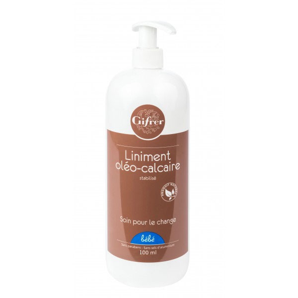 Sản phẩm chăm sóc vệ sinh chống hăm tã cho bé Gilbert Liniment oléo-calcaire 100ml