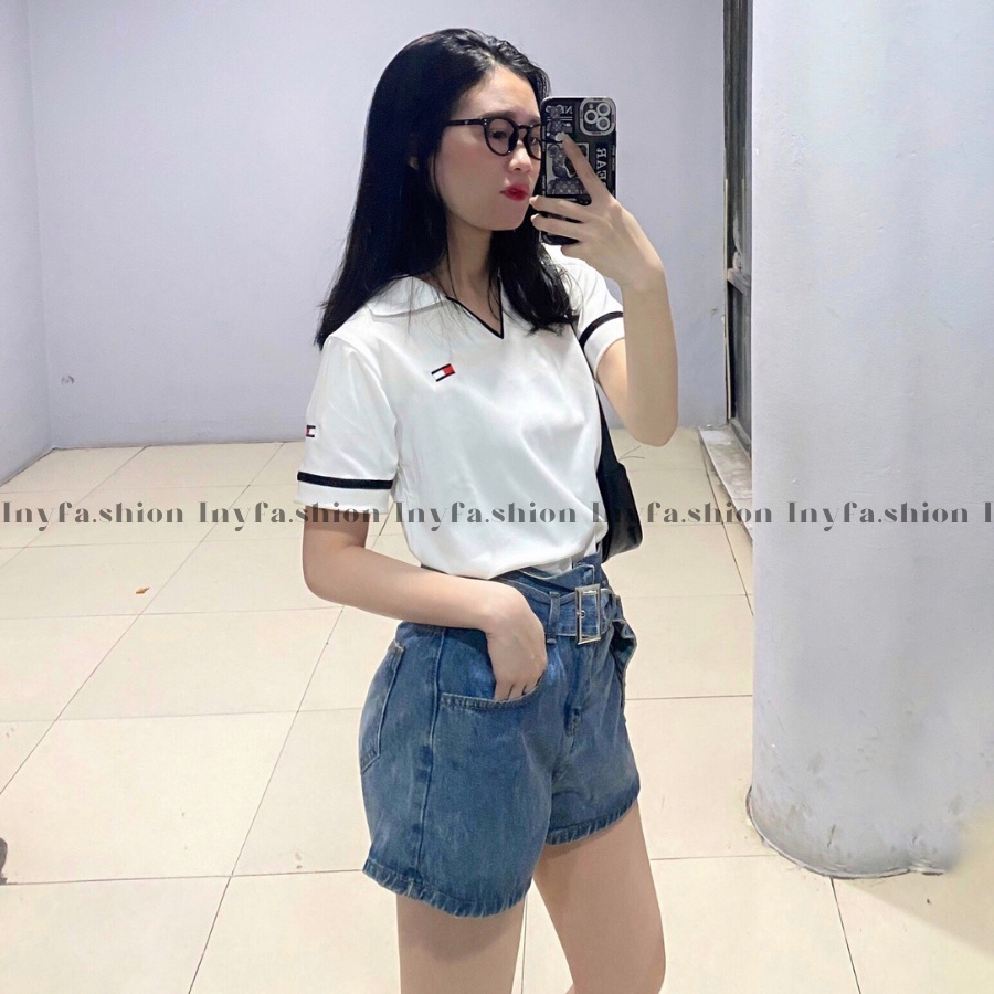 Áo polo cổ V tommy.polo chất dày dặn hàng đẹp nhà Iny