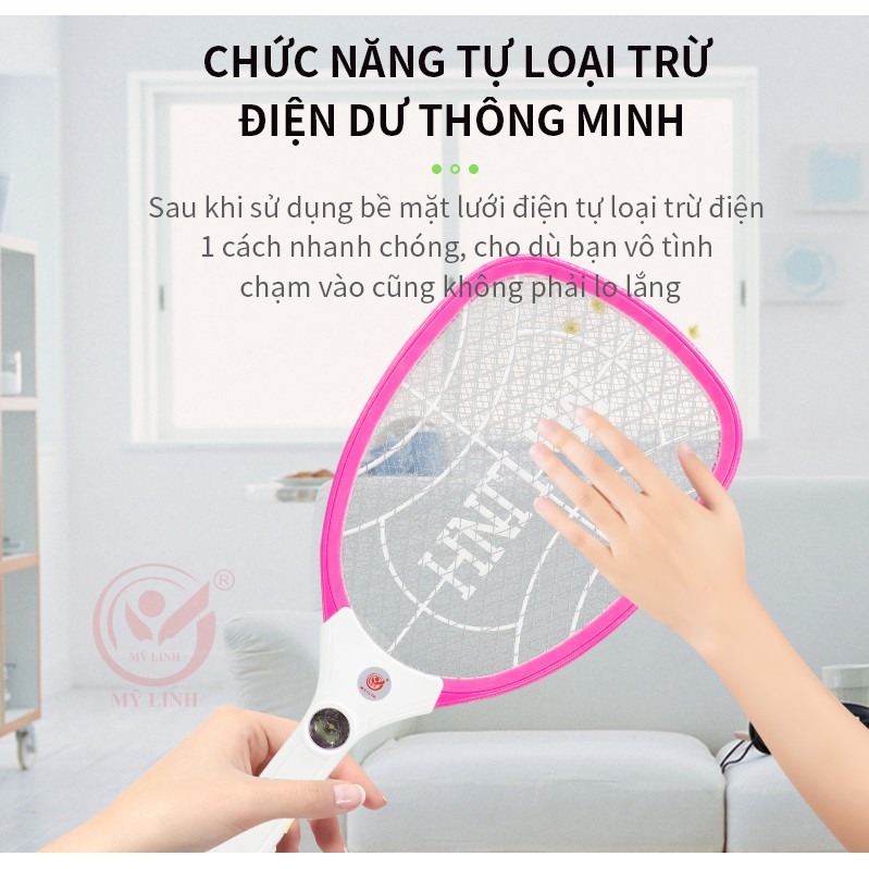 Vợt muỗi sạc điện đa năng Mỹ Linh 3888