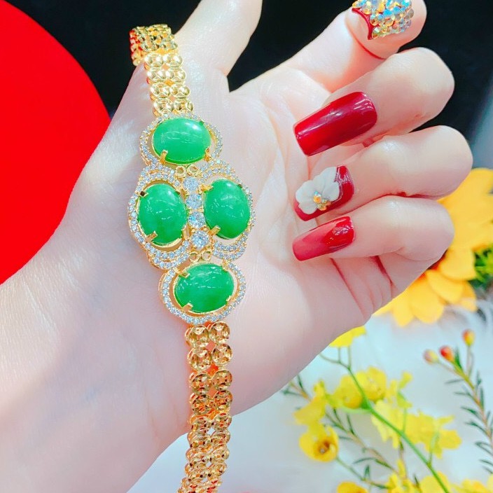 Lắc Tay Đẳng Cấp Sang Trọng HL080107 Không đen, Không ngứa, Không dị ứng. Tiệc Tùng Tự Tin Phụ Kiện Đẳng Cấp