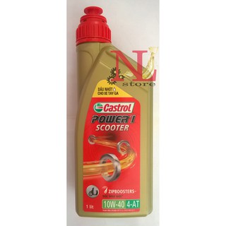 Nhớt Castrol Power 1 tay ga 1 lít, nhớt Castrol power tay ga