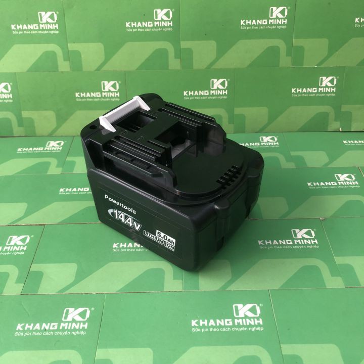 Vỏ pin Makita 14.4V 4S-2P, vỏ 2 hàng - 8 cell 18650