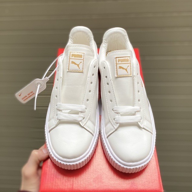 giày puma nữ, 3 màu đế nâu, vạch đen, puma trắng size 36-40 | BigBuy360 - bigbuy360.vn