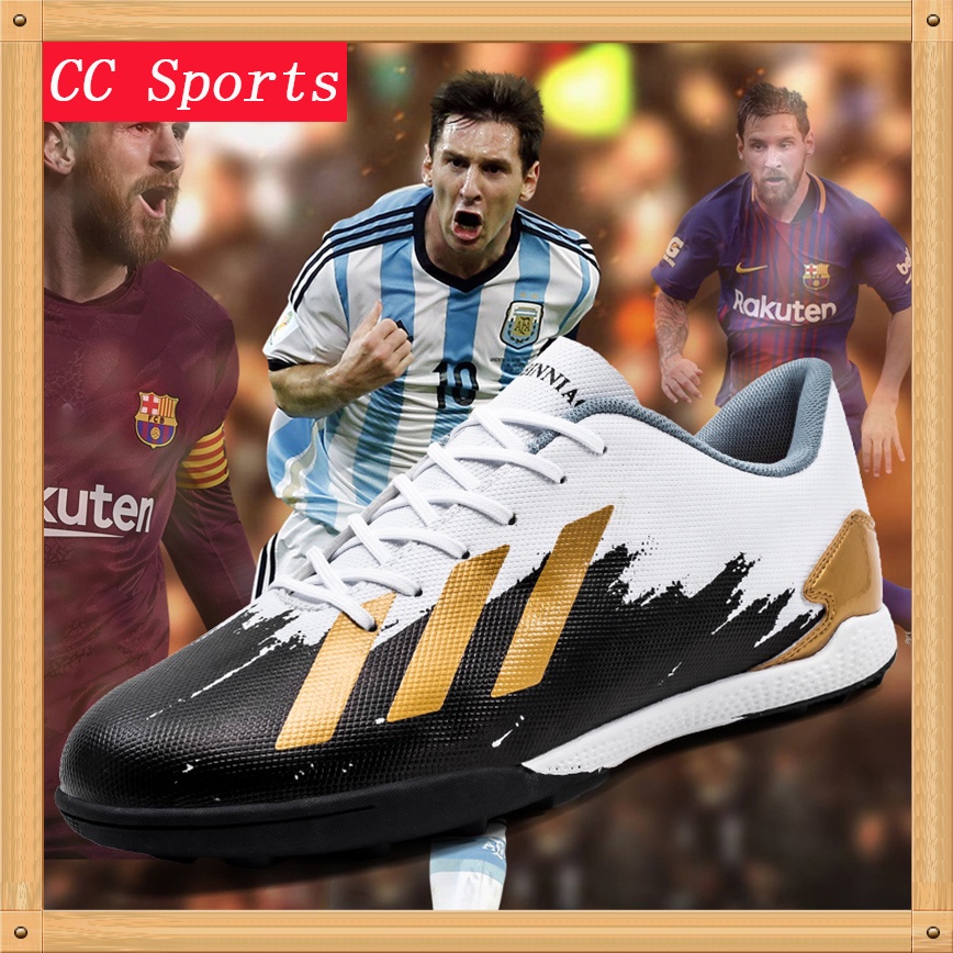 ⚽Hàng Có Sẵn Giày Đá Banh Sân Cỏ Nhân Tạo Trong Nhà Messi X19 Đế Phẳng Phong Cách TF Vỡ Trái Đất Làm Thủ Công