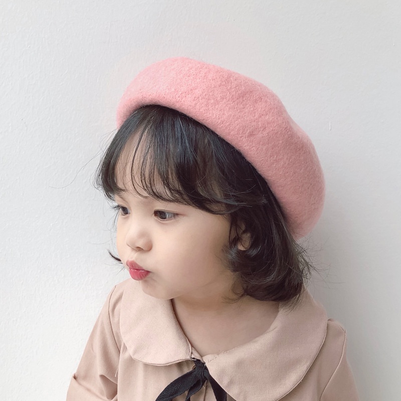 Mũ nồi cho bé gái có vòng đầu 49-52Cm mũ có dây rút điều chỉnh vòng đầu bên trong nón