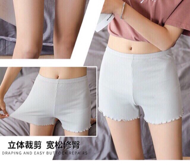 Quần Đùi Cotton Tăm Tre Kháng Khuẩn Siêu Mềm