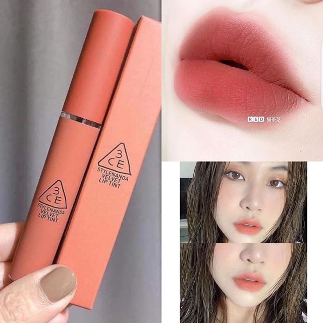 Son kem lì 3ce Velvet Lip Tint màu Going Right