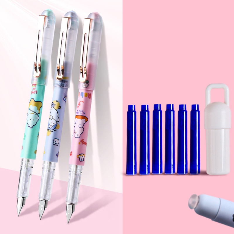 Seng Set 3 Bút Viết Thư Pháp 6x Thay Thế Chất Lượng Cao