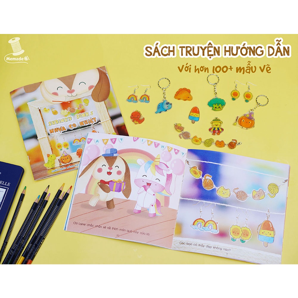 Quyển mẫu vẽ nhựa co nhiệt Tiệm tạp hóa nhà May