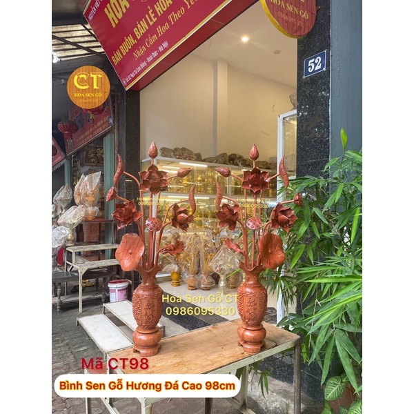 Bình Sen Gỗ Hương Đá Hàng Đẹp