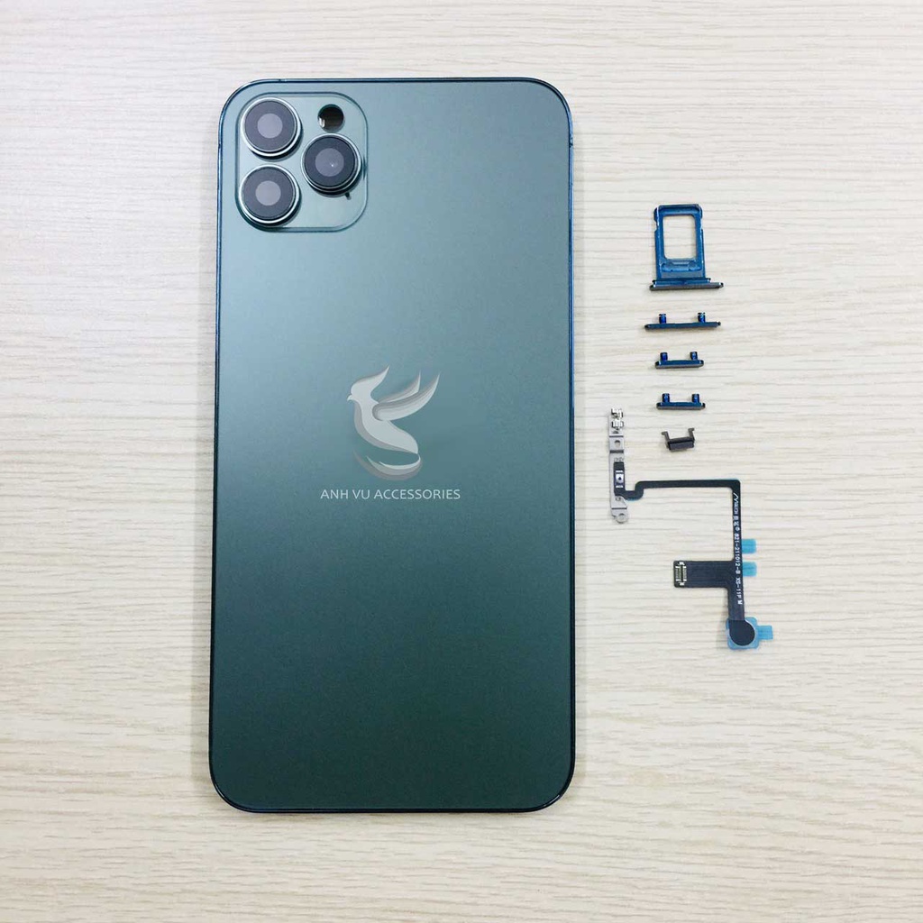 Vỏ độ X/XR/XS/XSM/11/11PR/11PRM lên 13PR/13PRM 5 màu cực hot. Tặng kèm Bộ nút và khay sim