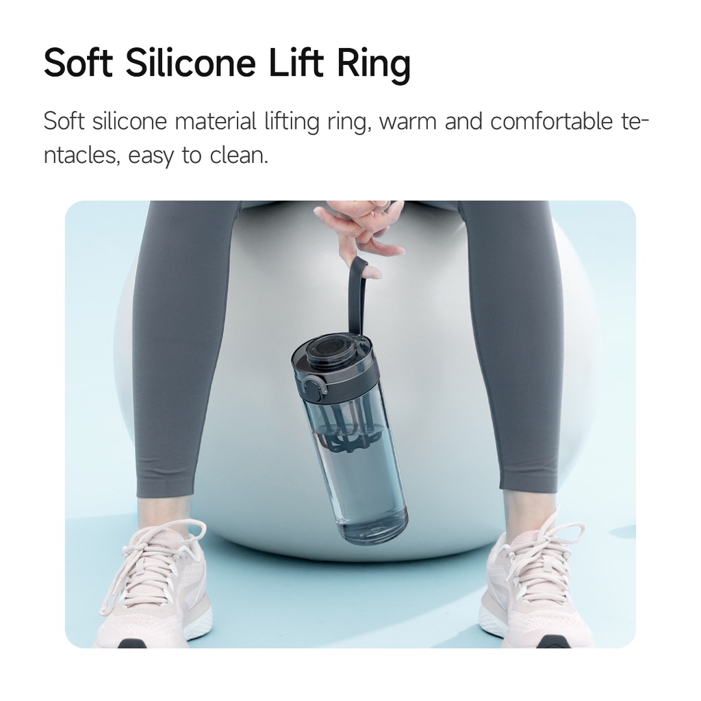 Xiaomi Youpin Bình Nước 600ML Chất Liệu Nhựa Tritan Không BPA Có Thể Thay Đổi Màu Sắc
