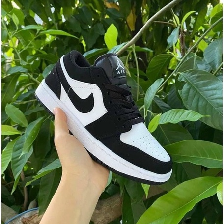 Giày Jd 1 low black white giày sneaker jodan 1 đen trắng thấp cổ giày thể thao - Hàng nhập khẩu