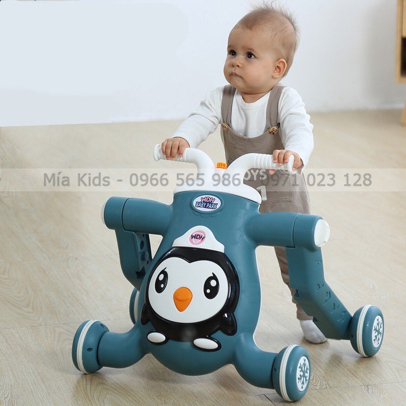 Xe Tập Đi Đa Năng WDH Baby Park 3in1 Phát Nhạc: Xe Chòi Chân, Xe Trượt, Xe Tập Đi Phát Nhạc Cho Bé 6 Tháng - 5 Tuổi