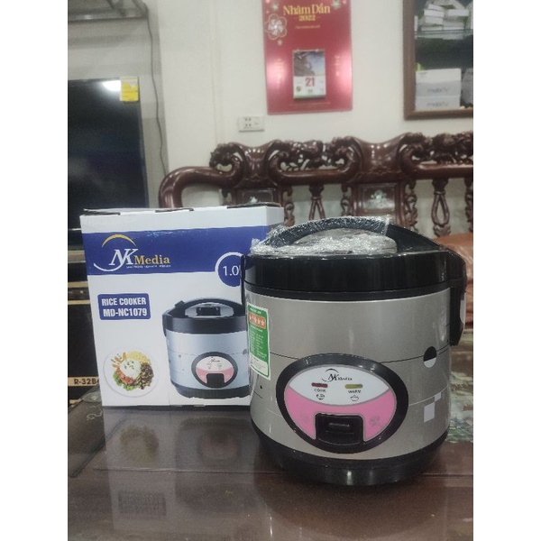 NỒI CƠM ĐIỆN MEDIA 1L MD- NC1079 PHÙ HỢP 1-2 NGƯỜI DÙNG