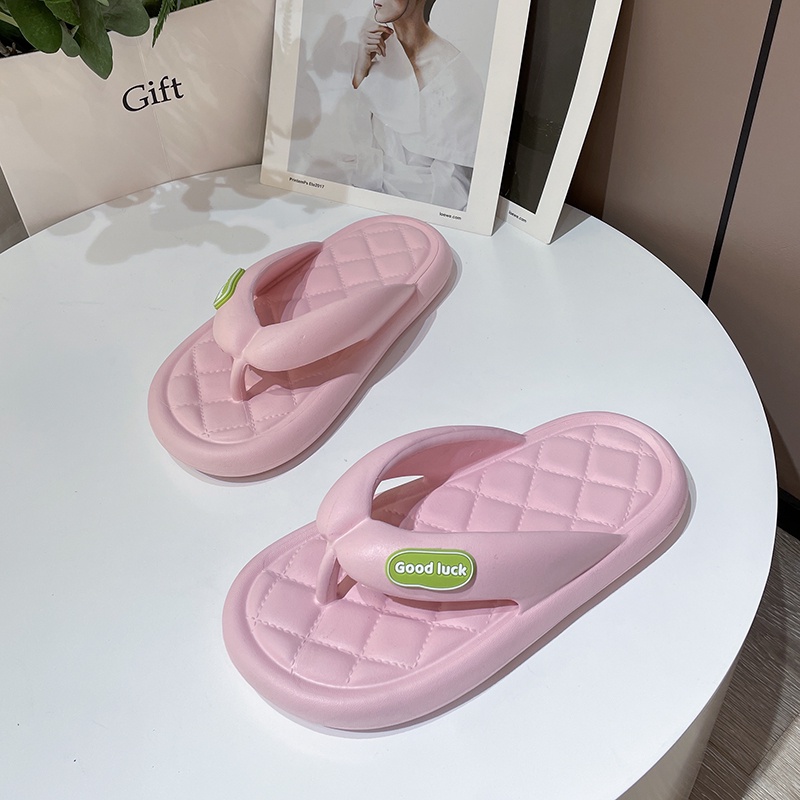 💗 Dép Nữ Đế Dày Dép Lê💗  Dép đế Xuồng  Dép Xỏ Ngón Đế Bằng Chống Trượt Thiết Kế Thời Trang