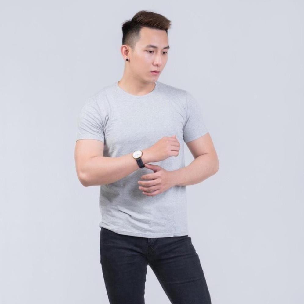 Áo phông nam tay ngắn unisex cổ tròn đẹp basic cao cấp chất vải thun cotton co giãn 4 chiều - Áo phông nam cộc tay G