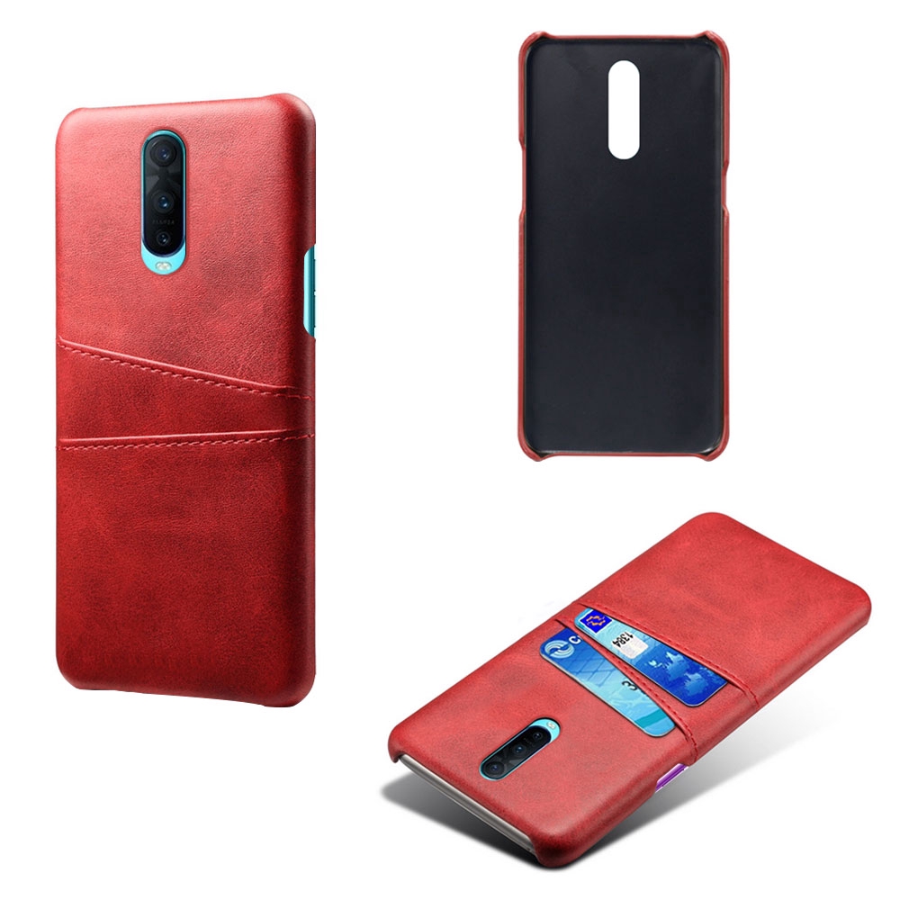 Luxury Card Holder Case OPPO R17 Pro R11 R11S Plus Slim PU Leather Wallet Shockproof Cover