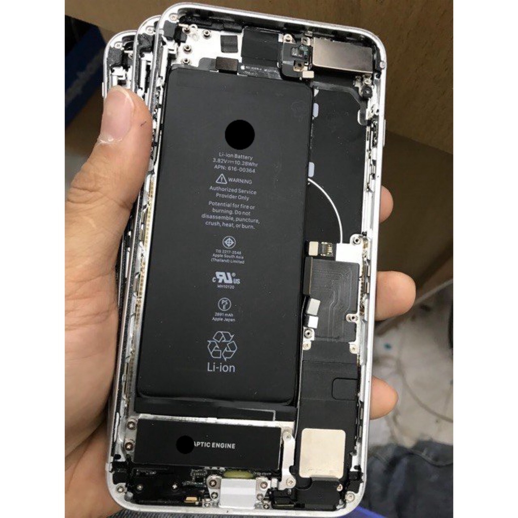 Cụm lưng IP 8 Plus tháo máy, không main và không camera, lưng bể như ảnh