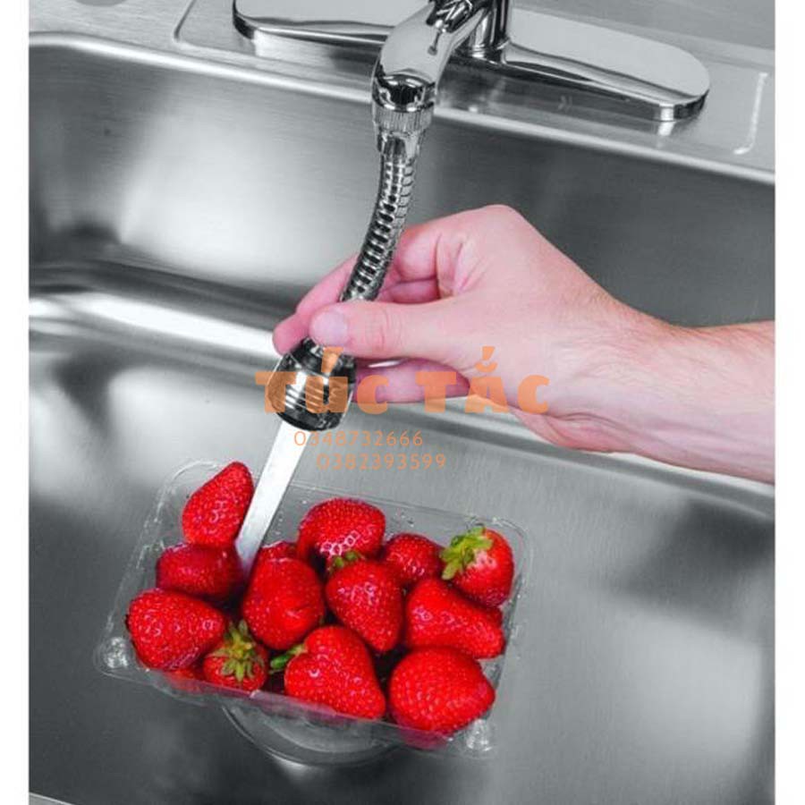 đầu vòi rửa bát tăng áp inox cho bồn rửa- Chợ Túc Tắc - bán cả thế giới