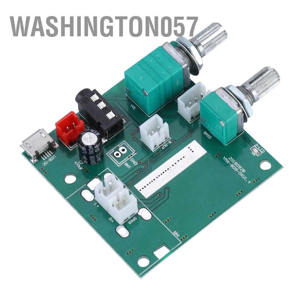 Có thể bán buôn 20W Bluetooth 5.0 5V 2.1 Kênh khuếch đại âm thanh nổi Mô-đun bảng mạch kỹ thuật số Washington057 Hàng giao ngay
