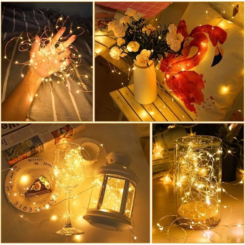Dây Đèn LED Trang Trí Tiệc Cưới/Sinh Nhật DIY
