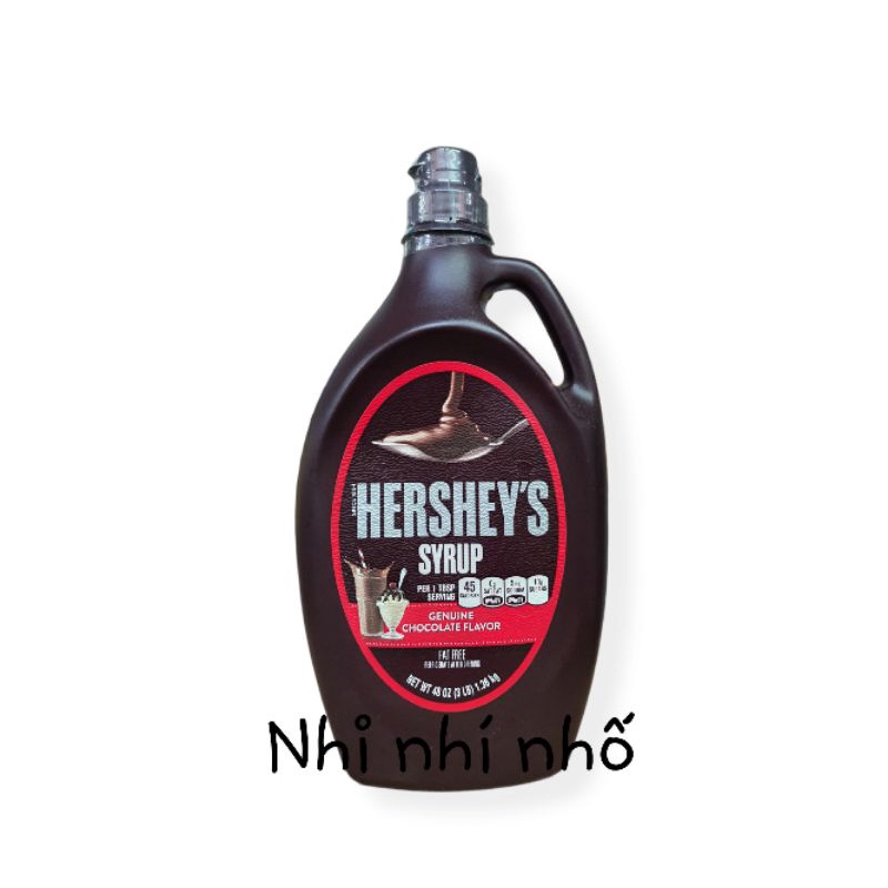 SỐT SYRUP HERSHEY’S chai 1,36kg