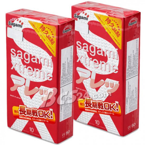  Bao Cao Su Gân Gai Kéo Dài Thời Gian 10 chiếc SAGAMI Xtreme Feel Long - Nhật Bản