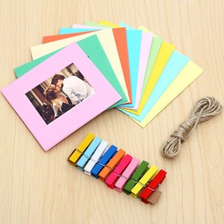 Bộ khung hình treo 10 miếng 10 kẹp và dây treo