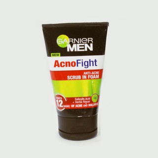 Sữa rửa mặt Nam Garnier Men Acno Fight Thái Lan 100ml