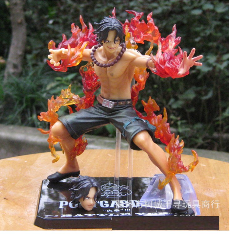 Mô hình ACE hỏa quyền Portgas D ACE One Piece bằng nhựa PVC cao cấp đồ chơi trẻ em Figure One Piece ACE