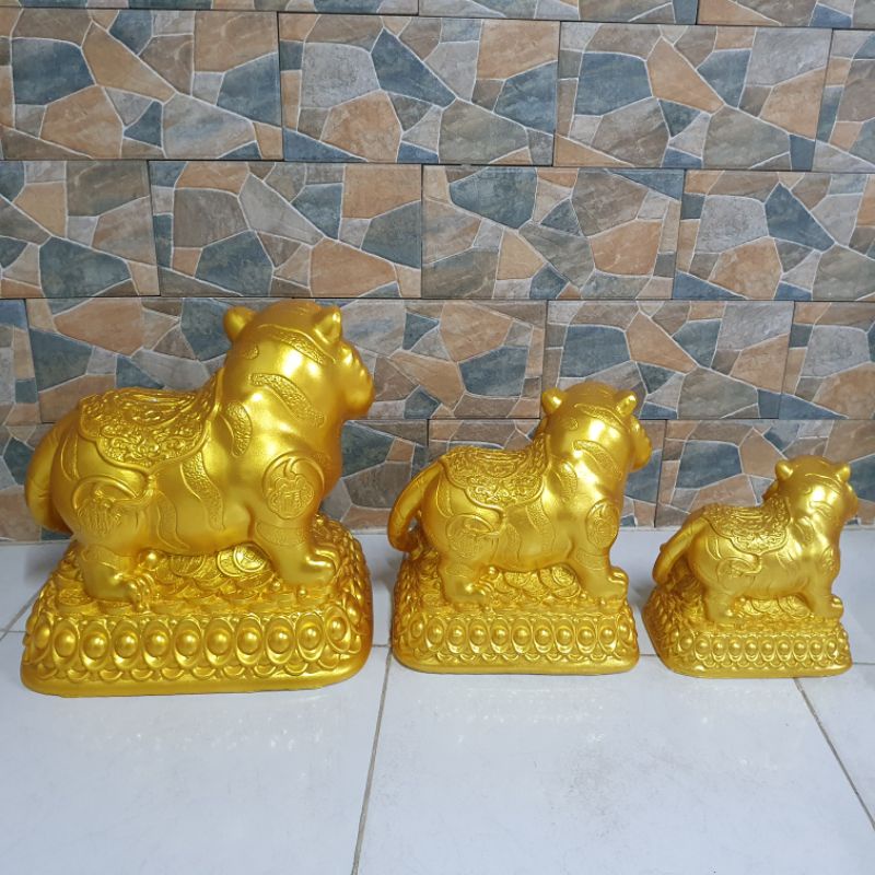 Hổ bệ vàng tiết kiệm xinh xắn size 1