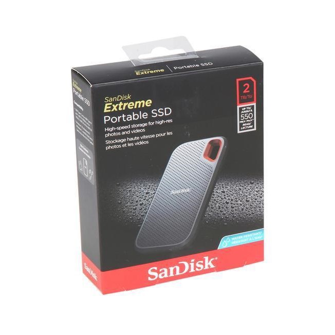  Ổ cứng di động SSD Sandisk Extreme Portable E60 USB 3.1 2TB 550MB/s | BigBuy360 - bigbuy360.vn