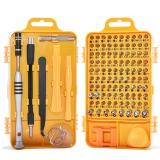 Bộ công cụ tua vít chuyên sửa chữa tháo lắp điện thoại laptop bỏ túi 110 in1 (full 98 đầu vít) V2
