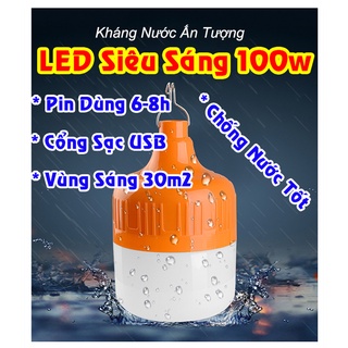 Đèn Tích Điện 100w Pin Sạc