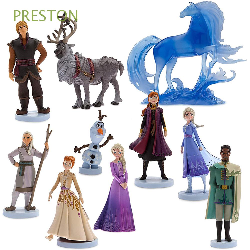Bộ 9/10 Mô Hình Nhân Vật Trong Phim Frozen 5-11cm
