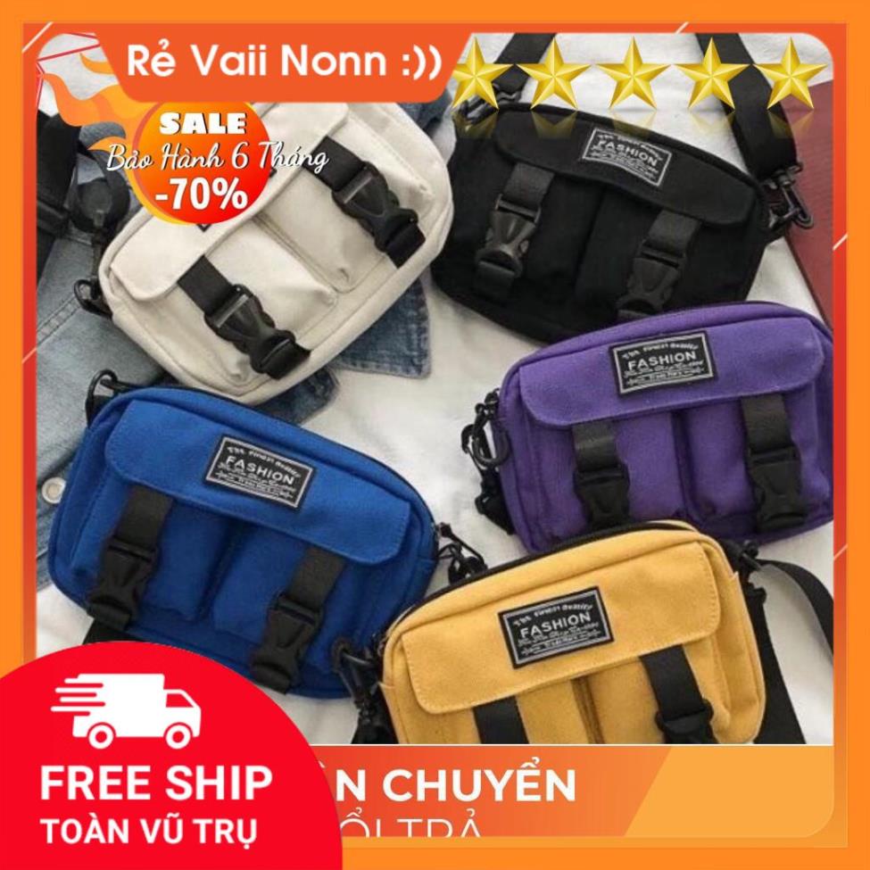 ⚡Freeship⚡Túi đeo chéo bao tử chất Canvas Vintage /túi chéo/ túi đeo chéo/ túi bao tử/ túi vintage/ túi điện thoại